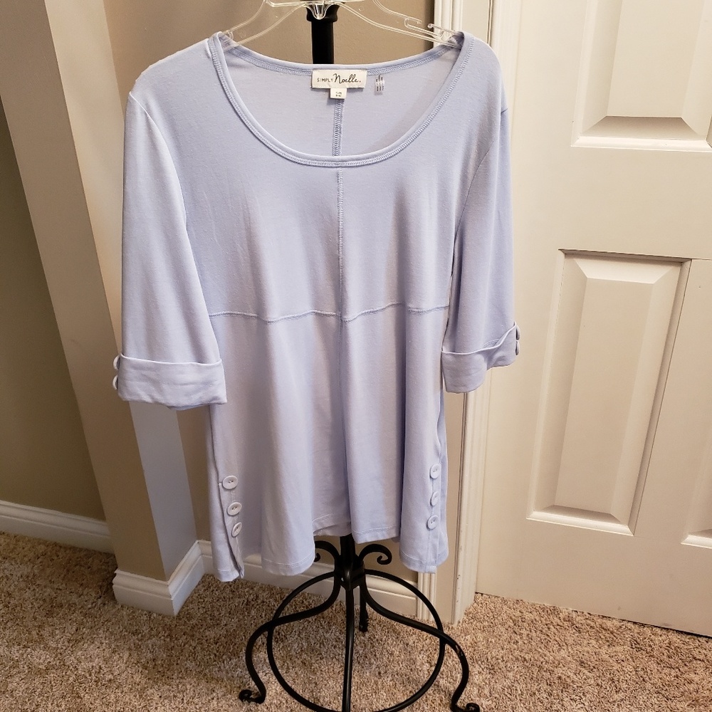 Ponte knit tunic